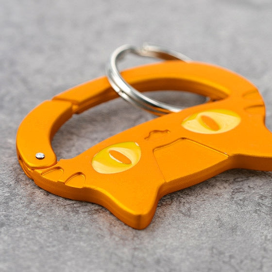 Studio Ghibli - GBL Character Face Carabiners (11 Types) - Catbus - Orange - official view 17