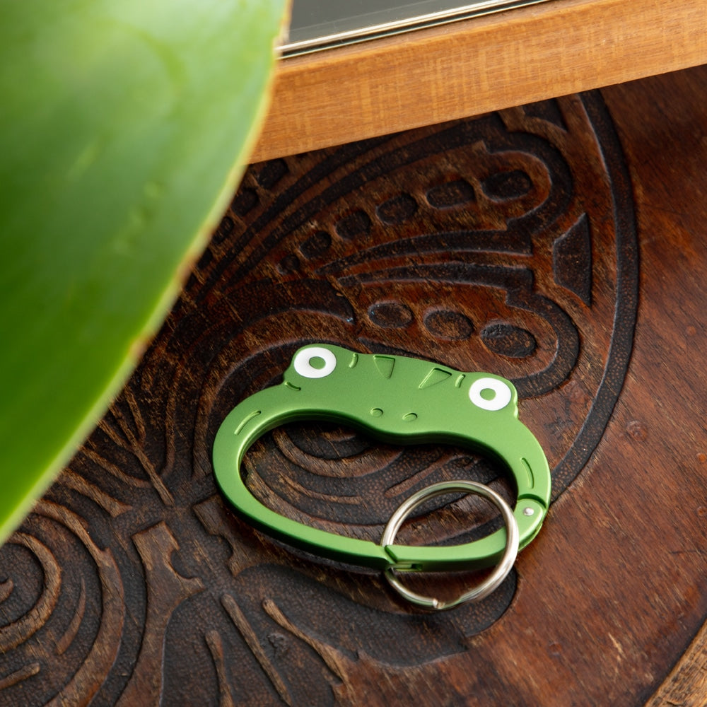 Studio Ghibli - GBL Character Face Carabiners (11 Types) - Green Frog - official view 37