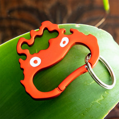 Studio Ghibli - GBL Character Face Carabiners (11 Types) - Calcifer - official view 48