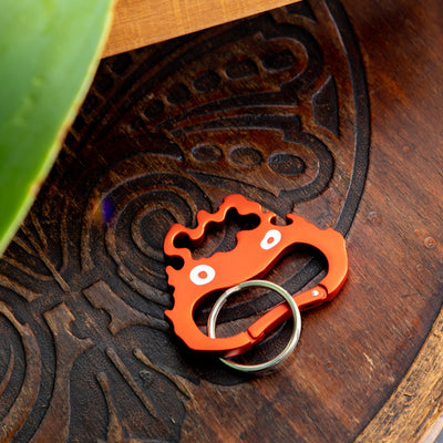 Studio Ghibli - GBL Character Face Carabiners (11 Types) - Calcifer - official view 49