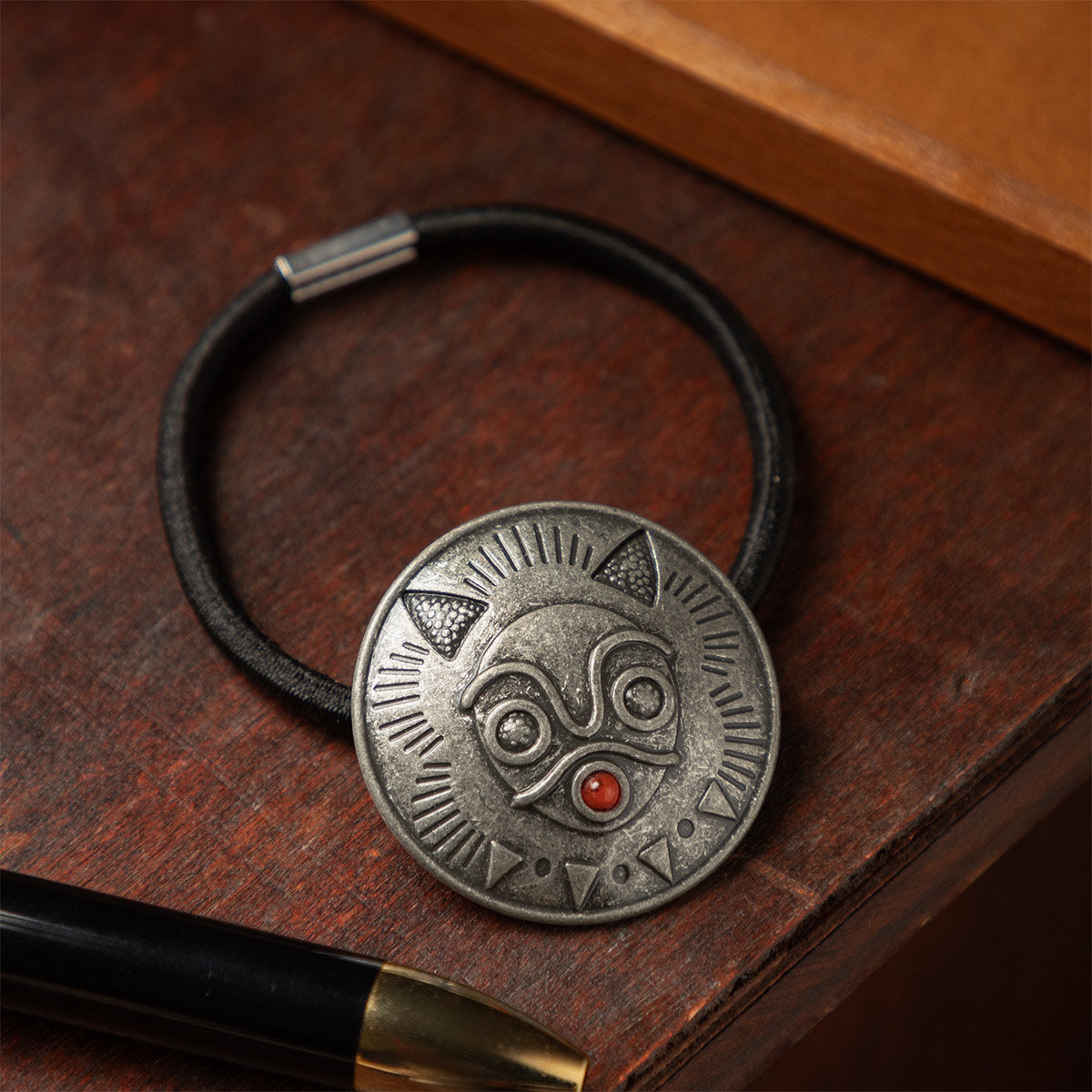 Studio Ghibli GBL Concho Hair Ties (3 Types) - San's Mask - official view 2