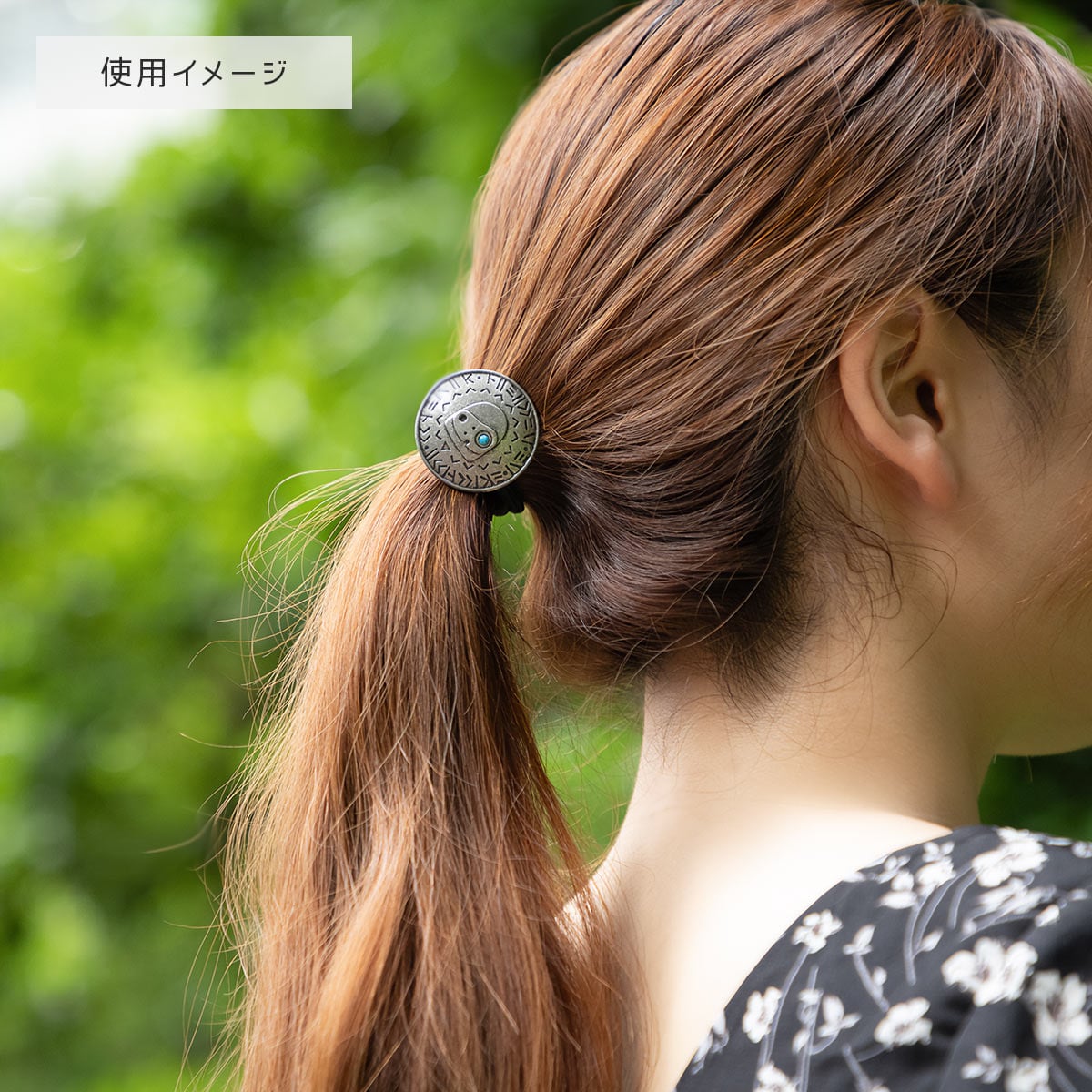 Studio Ghibli GBL Concho Hair Ties (3 Types) - San's Mask - official view 5
