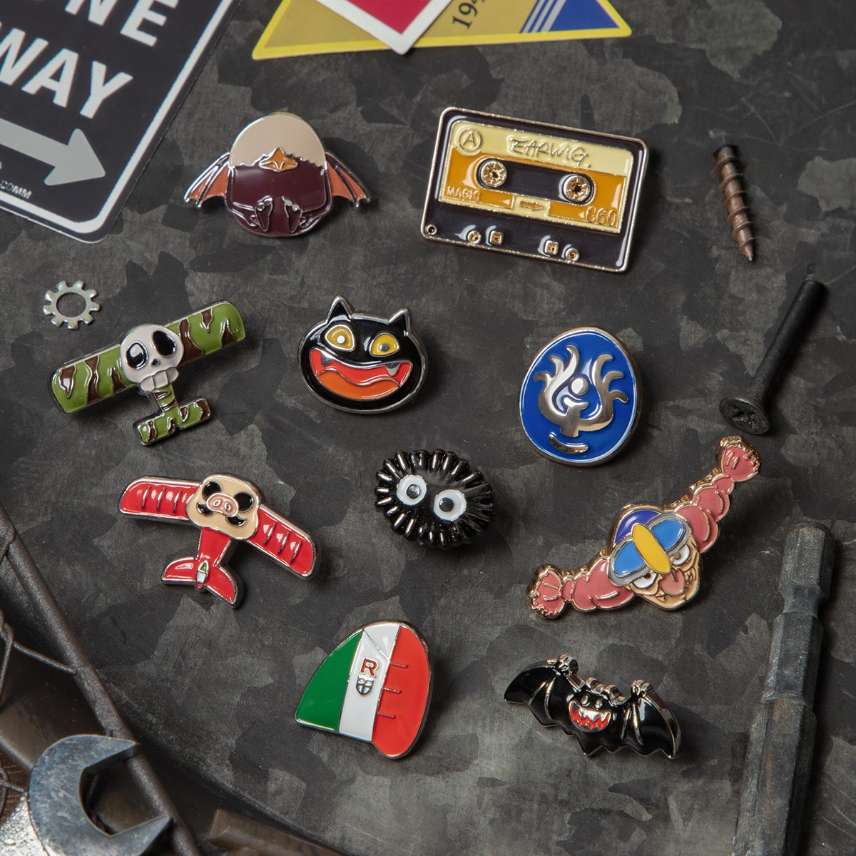 Studio Ghibli - GBL Design Pin Badges (10 Types) - Levitation Stone - official view 7
