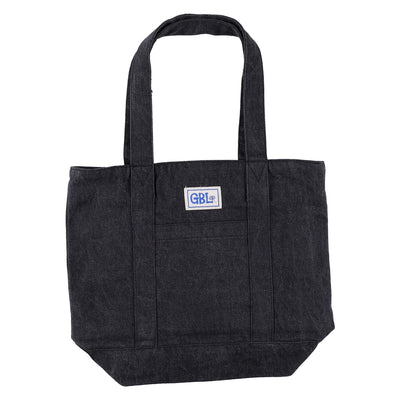 Studio Ghibli GBL Discharge Denim Tote Bags (4 Types) - Black No-Face - official view 5