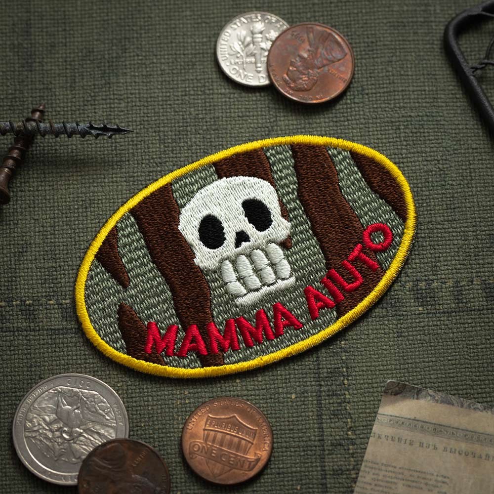 Studio Ghibli GBL Embroidered Iron-On Patches (4 Types) - Mamma Aiuto Emblem - official view 8