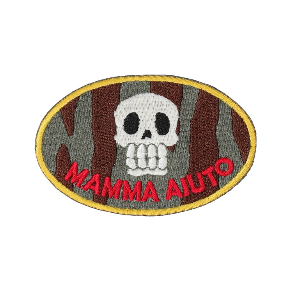 Studio Ghibli GBL Embroidered Iron-On Patches (4 Types) - Mamma Aiuto Emblem - official view 9
