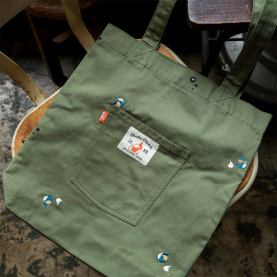 Studio Ghibli GBL Embroidered Tote Bags (2 Types) - Totoro Lost Items - official view 1