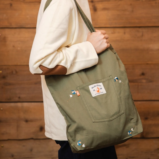 Studio Ghibli GBL Embroidered Tote Bags (2 Types) - Totoro Lost Items - official view 11