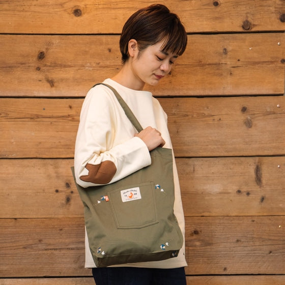 Studio Ghibli GBL Embroidered Tote Bags (2 Types) - Totoro Lost Items - official view 12