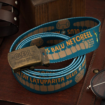 Studio Ghibli GBL GI Belts (7 Types) - Laputa Secret Words - official view 13