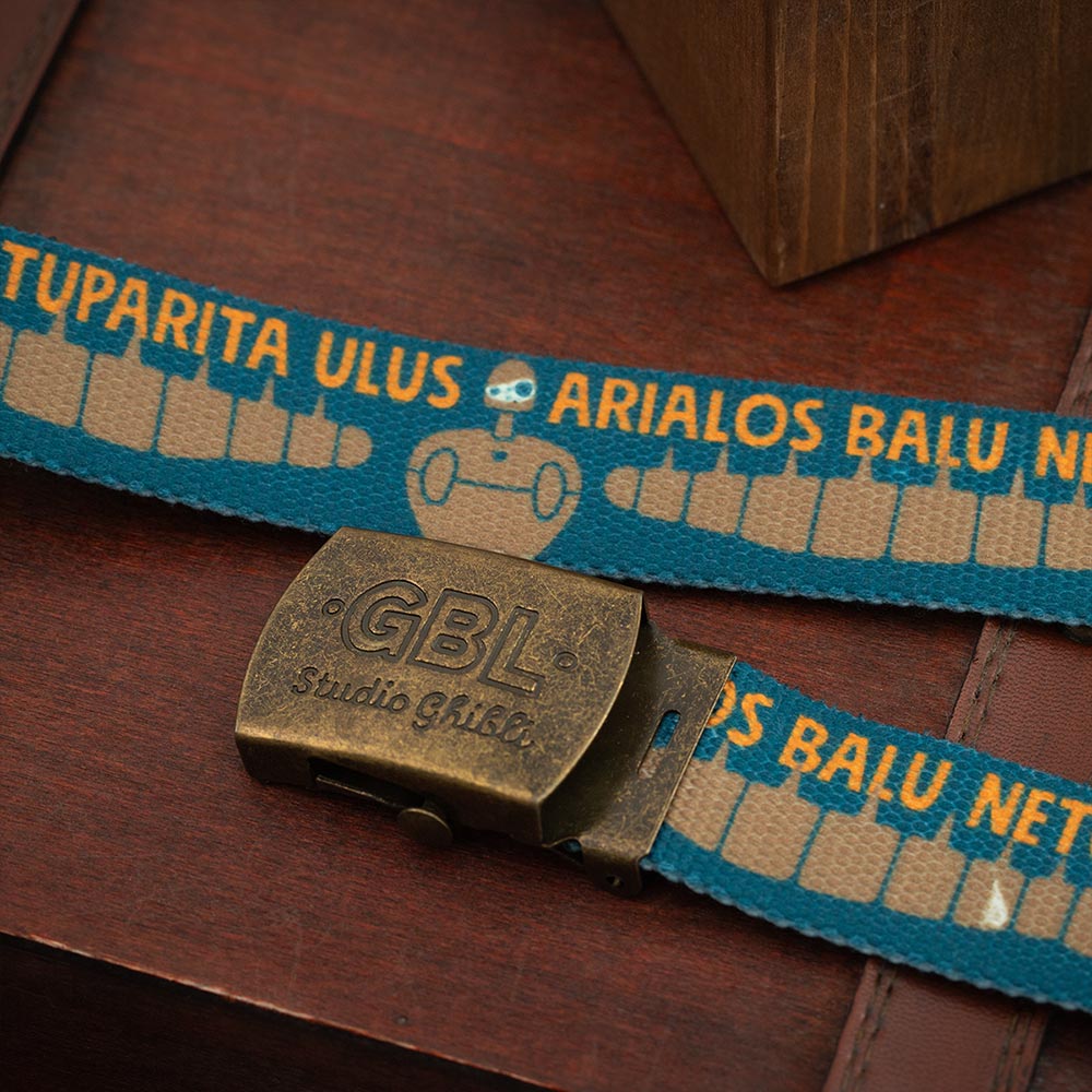 Studio Ghibli GBL GI Belts (7 Types) - Laputa Secret Words - official view 14
