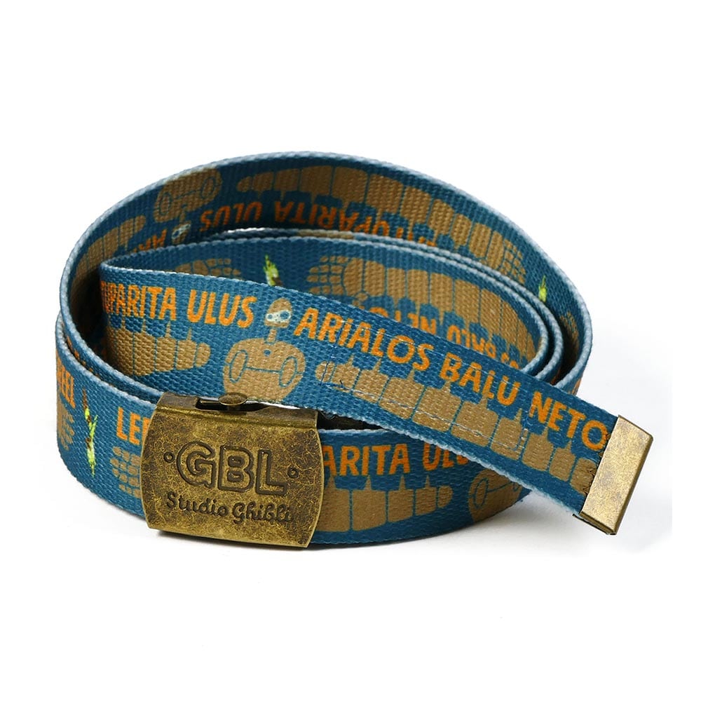 Studio Ghibli GBL GI Belts (7 Types) - Laputa Secret Words - official view 16