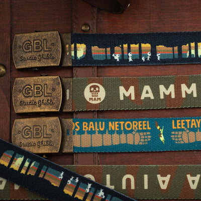 Studio Ghibli GBL GI Belts (7 Types) - Laputa Secret Words - official view 21