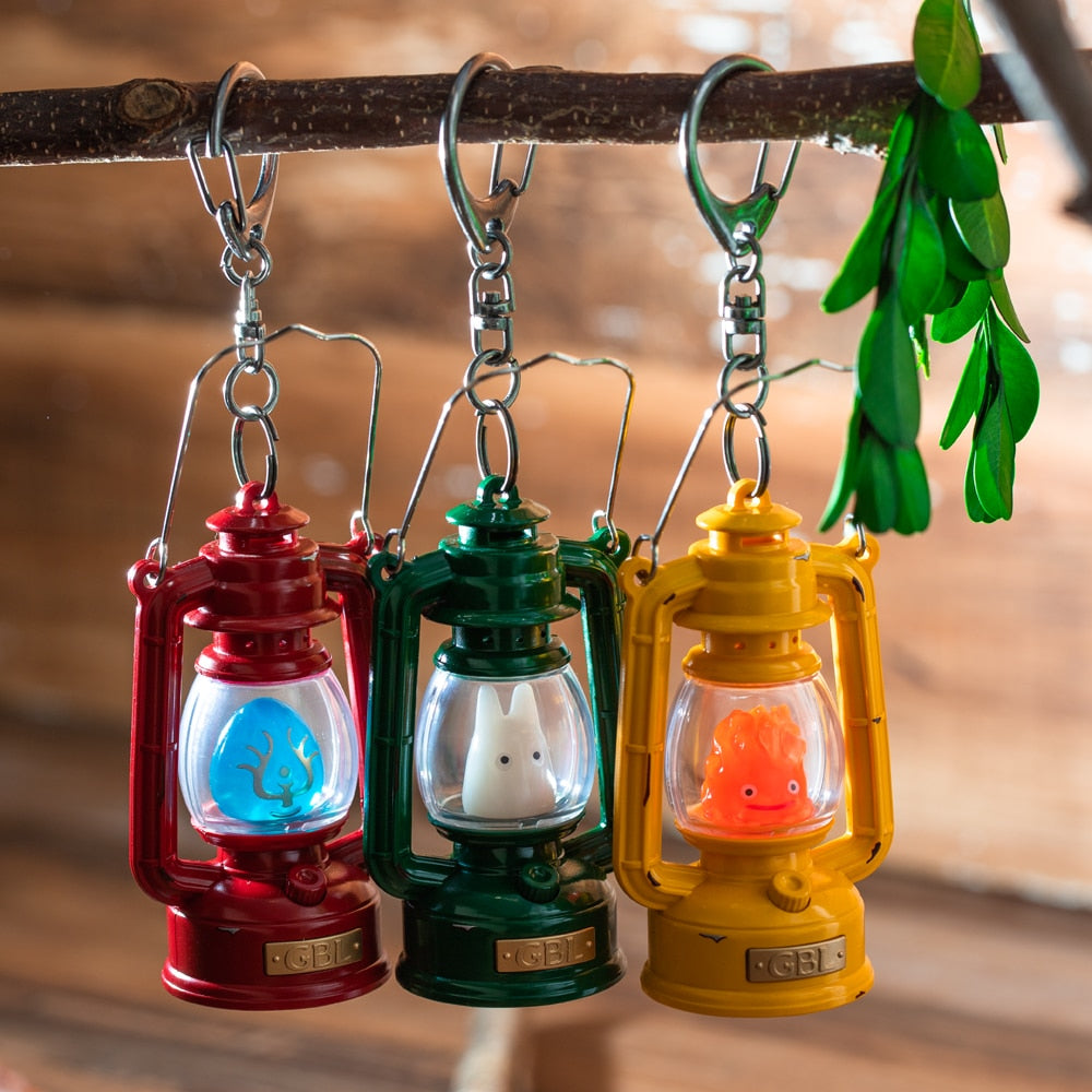 Studio Ghibli GBL Light-Up Lantern Keychains (3 Types) - Calcifer - official view 8