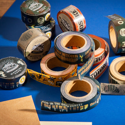 Studio Ghibli - GBL Masking Tapes (7 Types) - Castle in the Sky Secret Words - official view 5