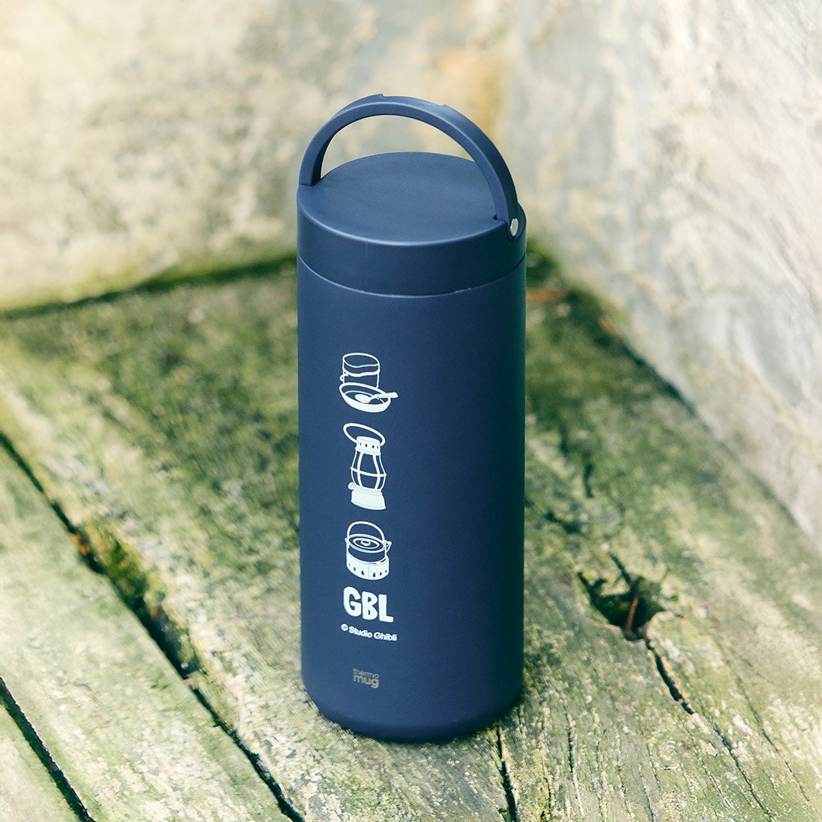 Studio Ghibli GBL x thermo mug Lantern Bottles (2 Types) - Uncle Pom - official view 2