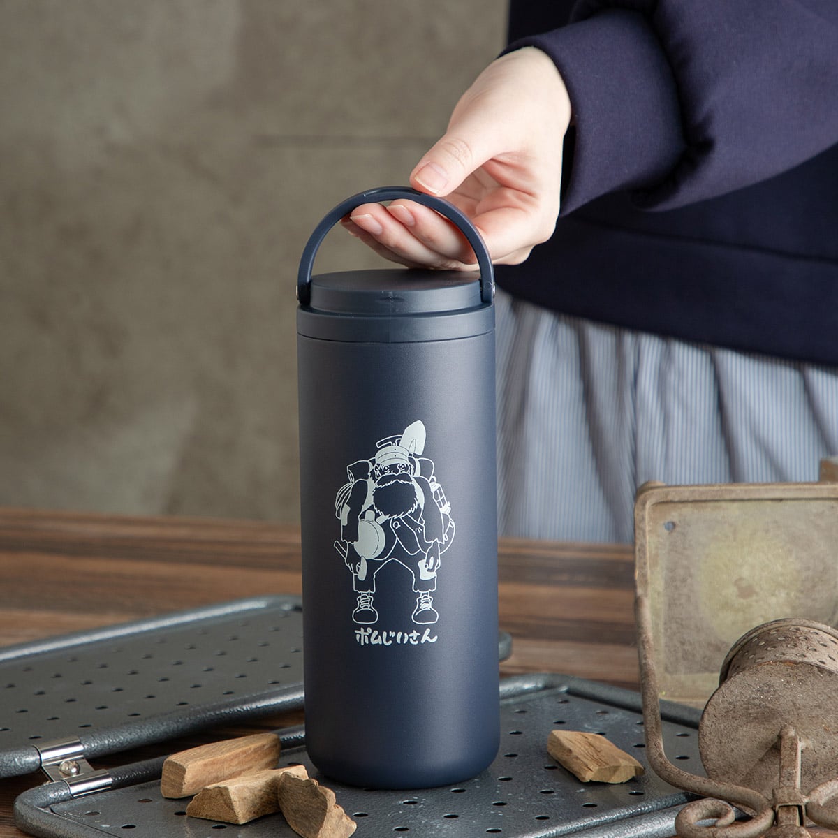 Studio Ghibli GBL x thermo mug Lantern Bottles (2 Types) - Uncle Pom - official view 6