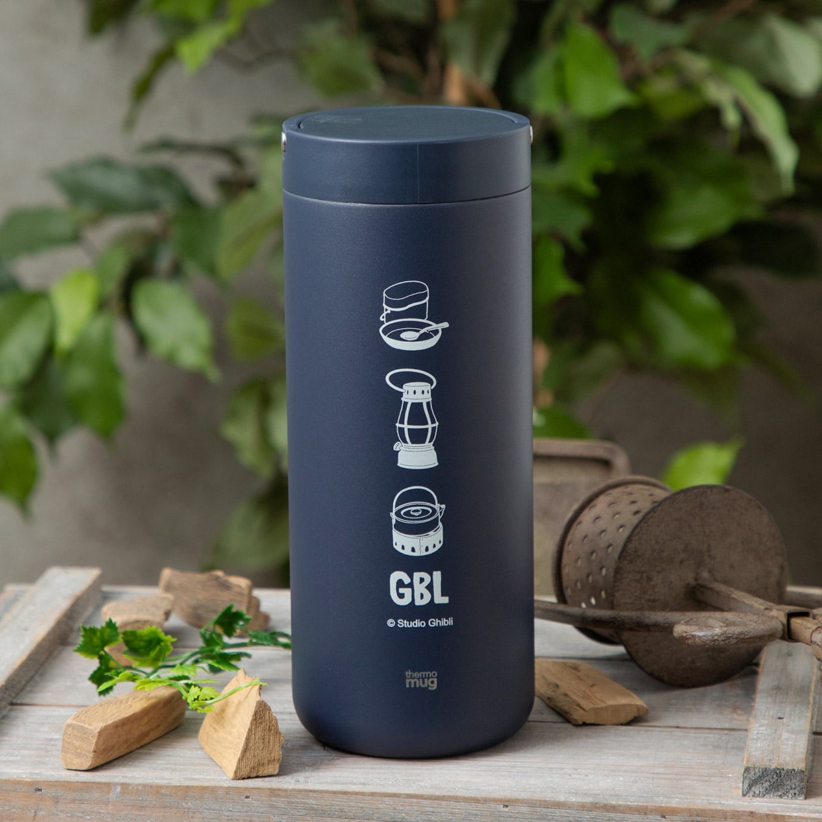Studio Ghibli GBL x thermo mug Lantern Bottles (2 Types) - Uncle Pom - official view 8