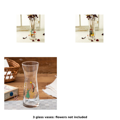 Studio Ghibli Glass Flower Vases (3 Types) - Complete Set
