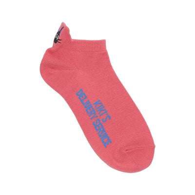 Studio Ghibli Heel-Embroidered Sneaker Socks 23-25 cm (5 Types) - Jiji - Pink - official view 7