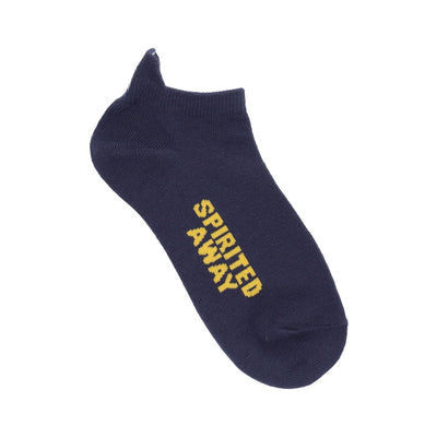 Studio Ghibli Heel-Embroidered Sneaker Socks 23-25 cm (5 Types) - No-Face - Purple - official view 10