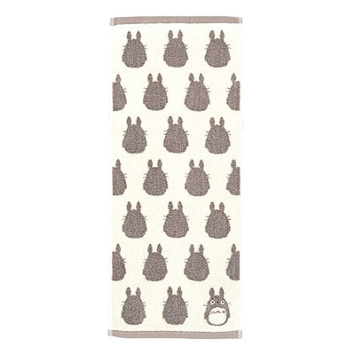 Studio Ghibli - Illustrated Face Towels (10 Types) - Totoro Silhouette - official view 1