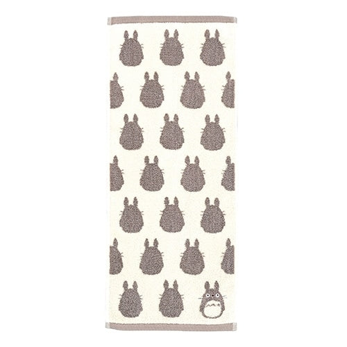 Studio Ghibli - Illustrated Face Towels (10 Types) - Totoro Silhouette - official view 1