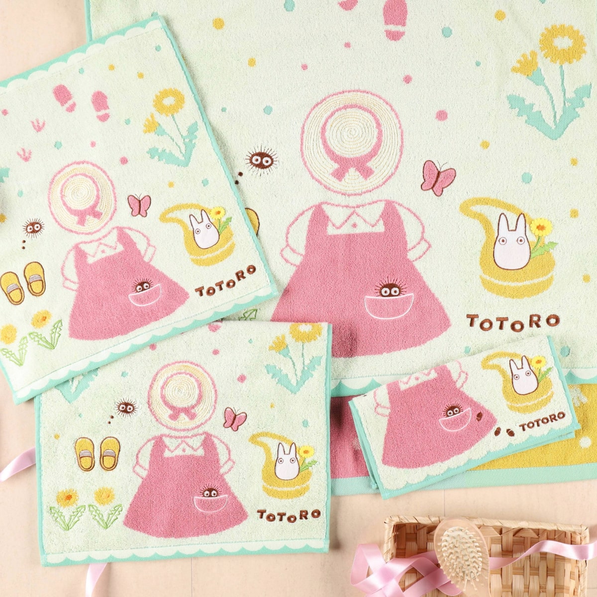 Studio Ghibli - Illustrated Face Towels (10 Types) - Totoro Clothes and Totoro - official view 17