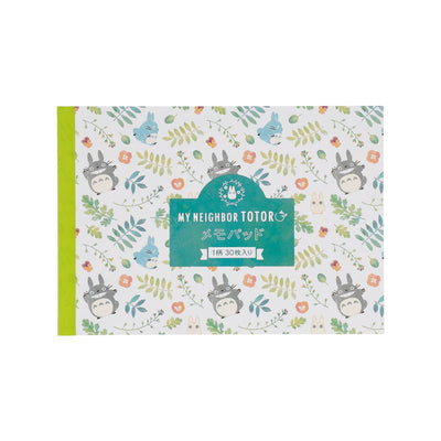 Studio Ghibli Illustrated Memo Pads (2 Types) - Totoro Colourful Leaves - official view 7