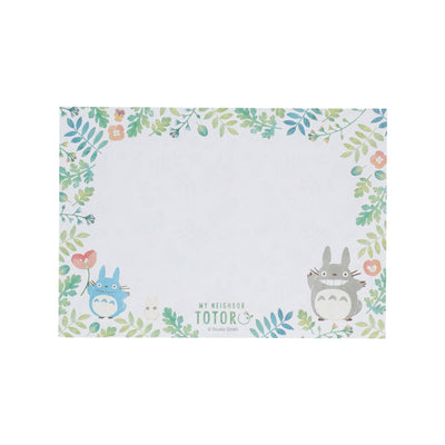 Studio Ghibli Illustrated Memo Pads (2 Types) - Totoro Colourful Leaves - official view 8