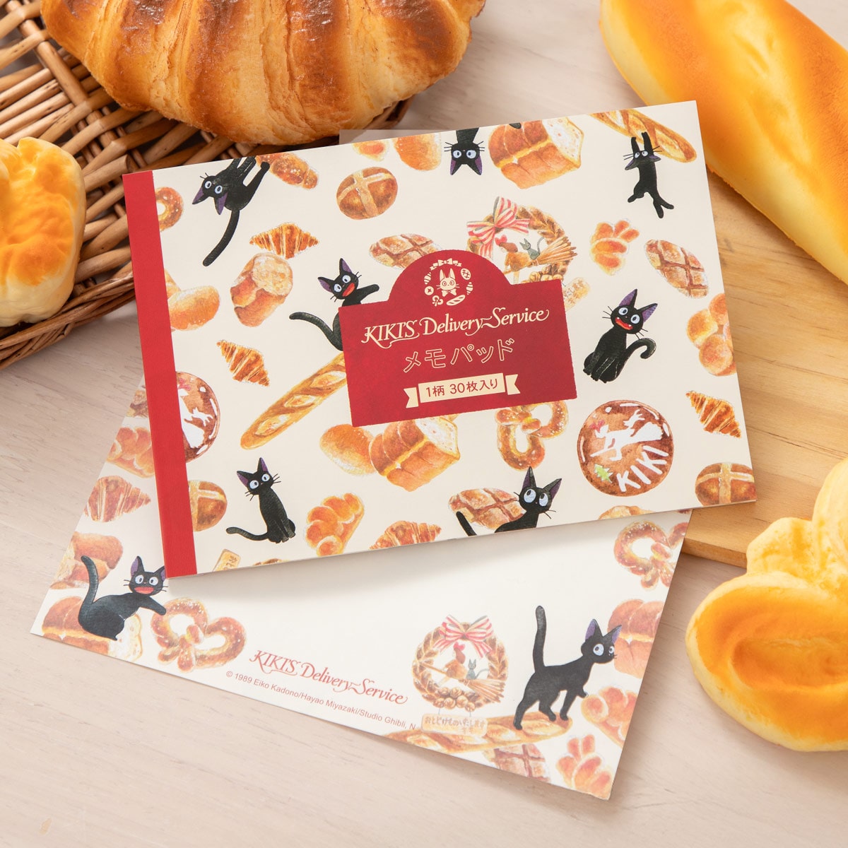 Studio Ghibli Illustrated Memo Pads (2 Types) - Jiji Bread - official view 10