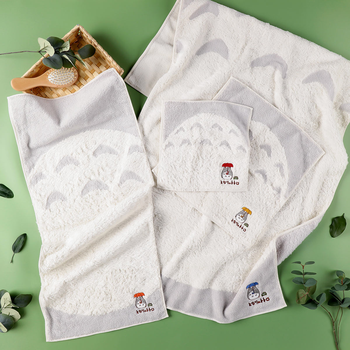 Studio Ghibli - Illustrated Mini Towels (33 Types) - Totoro's Belly - official view 101