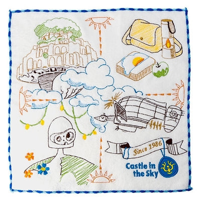 Studio Ghibli - Illustrated Mini Towels (33 Types) - Castle in the Sky Laputa Story - official view 106