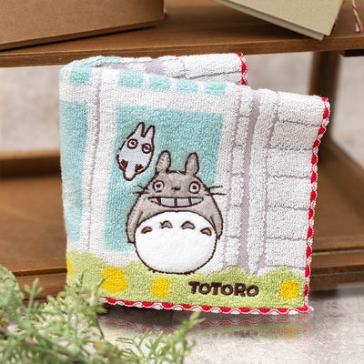 Studio Ghibli - Illustrated Mini Towels (33 Types) - Totoro in Front of the House - official view 118
