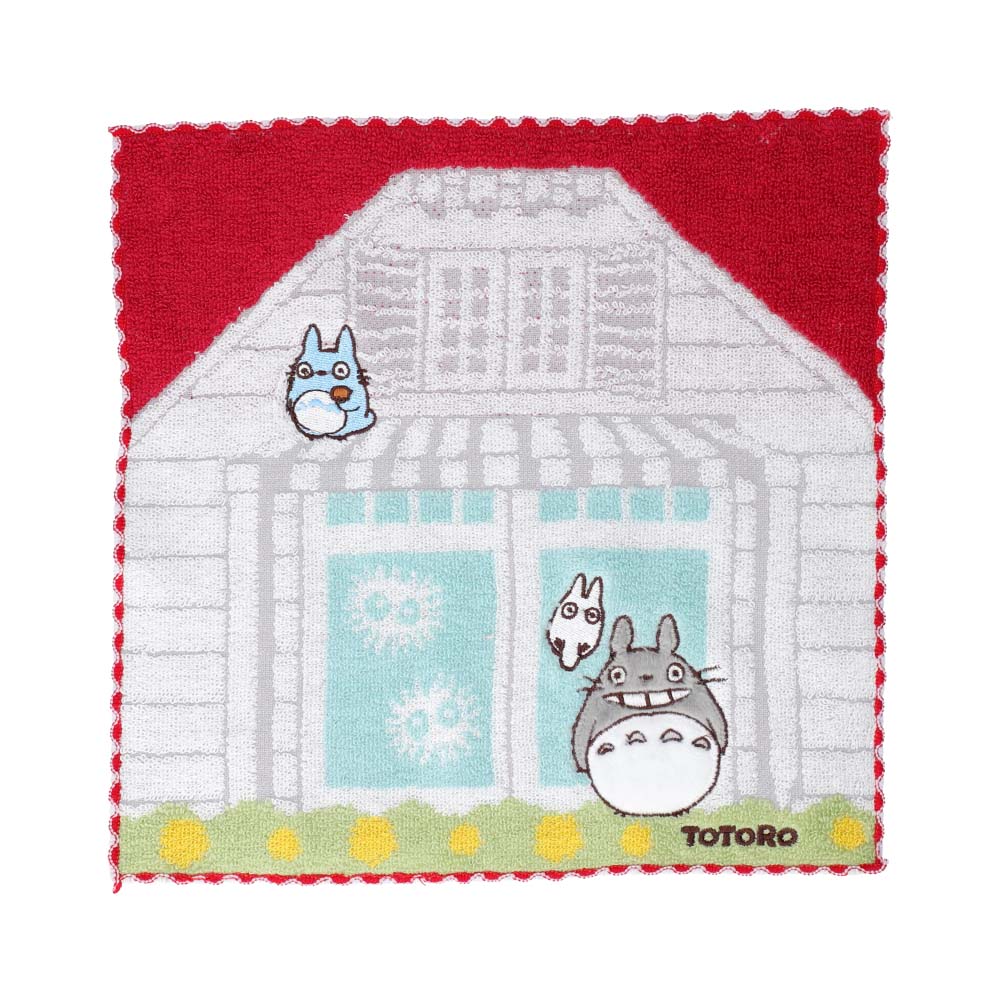 Studio Ghibli - Illustrated Mini Towels (33 Types) - Totoro in Front of the House - official view 119