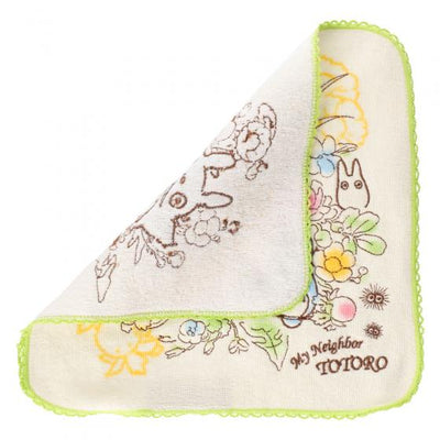 Studio Ghibli - Illustrated Mini Towels (33 Types) - Totoro Spring Bouquet - official view 21