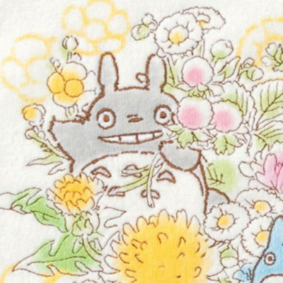 Studio Ghibli - Illustrated Mini Towels (33 Types) - Totoro Spring Bouquet - official view 22