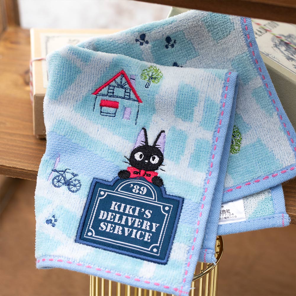 Studio Ghibli - Illustrated Mini Towels (33 Types) - Kiki Town Map - official view 38