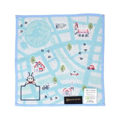 Studio Ghibli - Illustrated Mini Towels (33 Types) - Kiki Town Map - official view 40