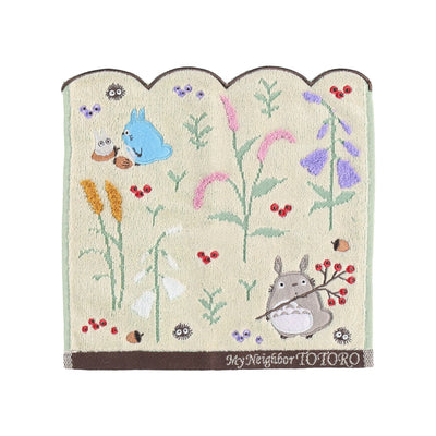Studio Ghibli - Illustrated Mini Towels (33 Types) - Totoro Autumn Moment - official view 51