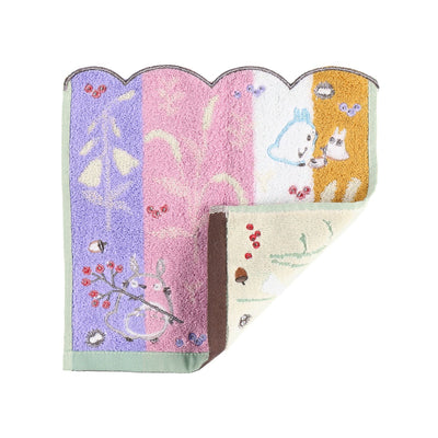 Studio Ghibli - Illustrated Mini Towels (33 Types) - Totoro Autumn Moment - official view 52