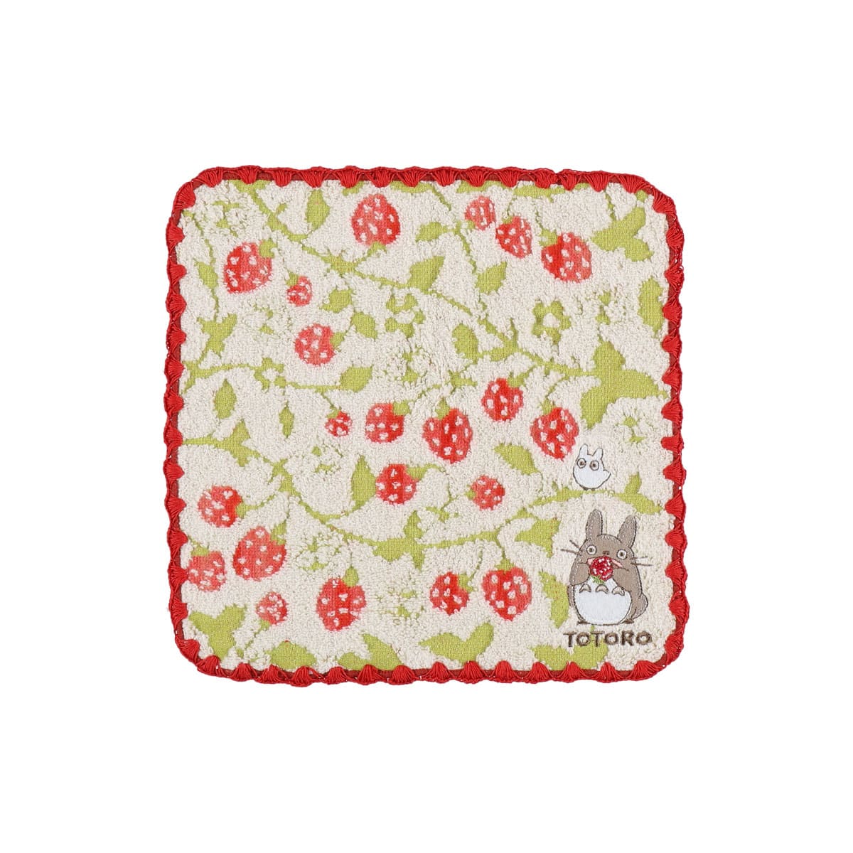 Studio Ghibli - Illustrated Mini Towels (33 Types) - Totoro Strawberry Forest - official view 62