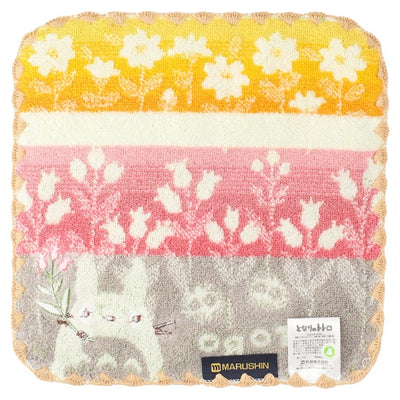Studio Ghibli - Illustrated Mini Towels (33 Types) - Totoro Wildflowers - official view 70