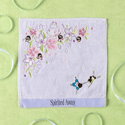 Studio Ghibli - Illustrated Mini Towels (33 Types) - Spirited Away Haku and Chihiro - official view 71