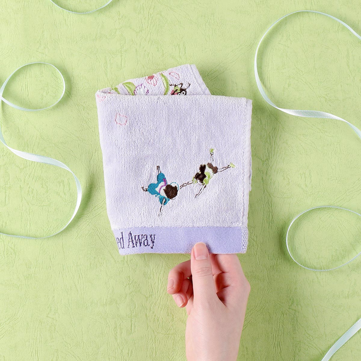Studio Ghibli - Illustrated Mini Towels (33 Types) - Spirited Away Haku and Chihiro - official view 72