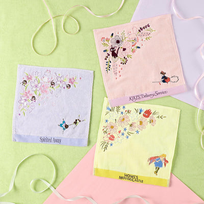 Studio Ghibli - Illustrated Mini Towels (33 Types) - Spirited Away Haku and Chihiro - official view 79