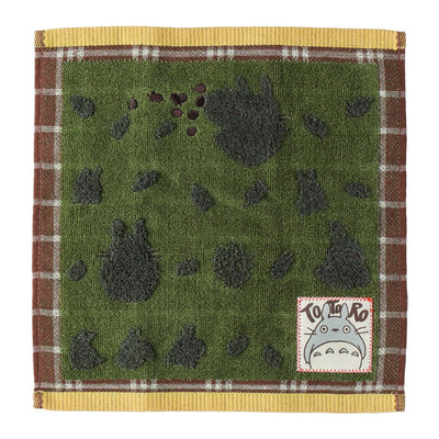 Studio Ghibli - Illustrated Mini Towels (33 Types) - Totoro Autumn Green - official view 86