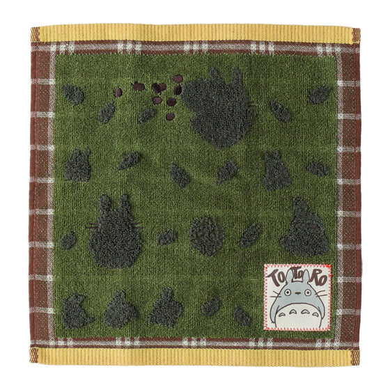 Studio Ghibli - Illustrated Mini Towels (33 Types) - Totoro Autumn Green - official view 86