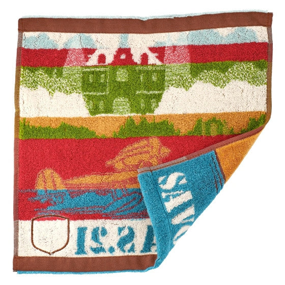 Studio Ghibli - Illustrated Wash Towels (21 Types) - Porco at the Adriano - official view 6