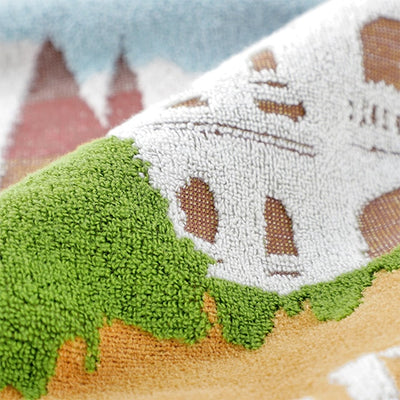 Studio Ghibli - Illustrated Wash Towels (21 Types) - Porco at the Adriano - official view 7